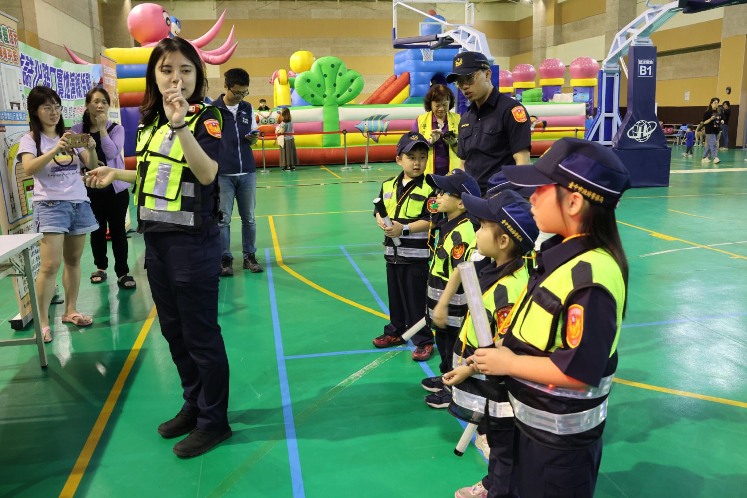 中市二分局小小警察訓練班 讓孩子勇敢追夢 中市二分局小小警察訓練班 讓孩子勇敢追夢