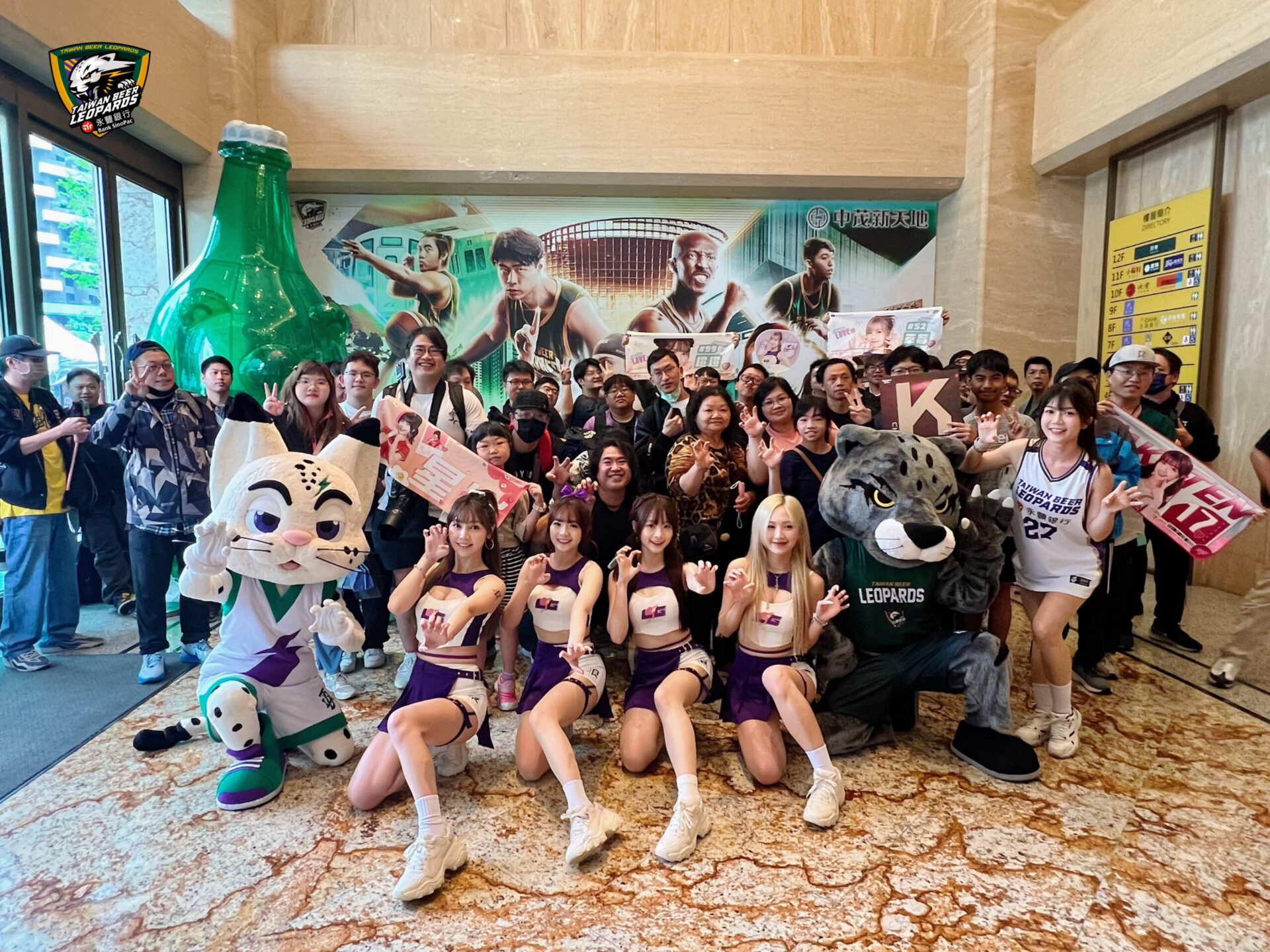 中悅建設攜手雲豹辦快閃活動 拓展桃園籃球在地認同