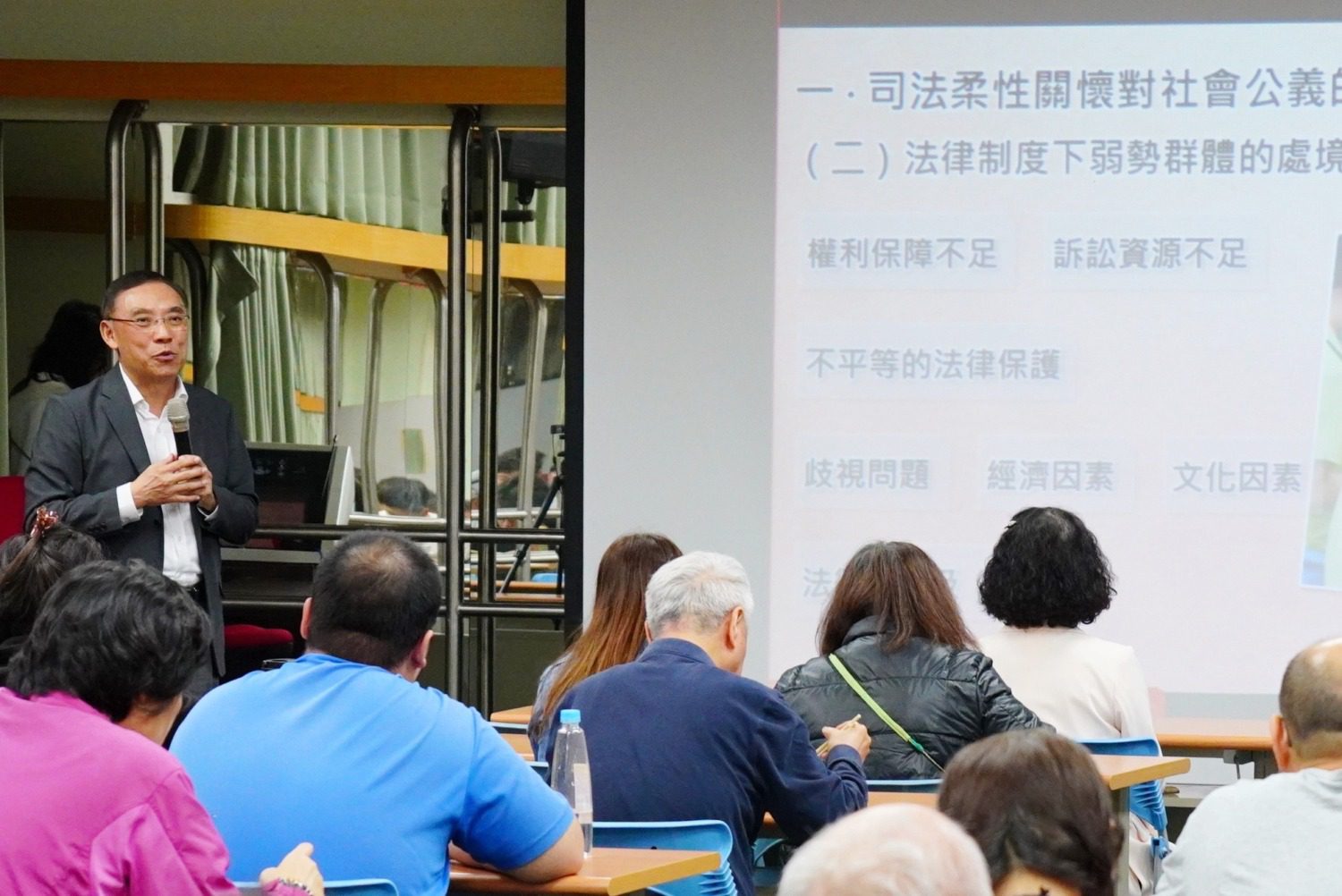 高雄空大邀前法務部部長蔡清祥演講：【司法的柔性關懷-社會公義的另一種實踐】