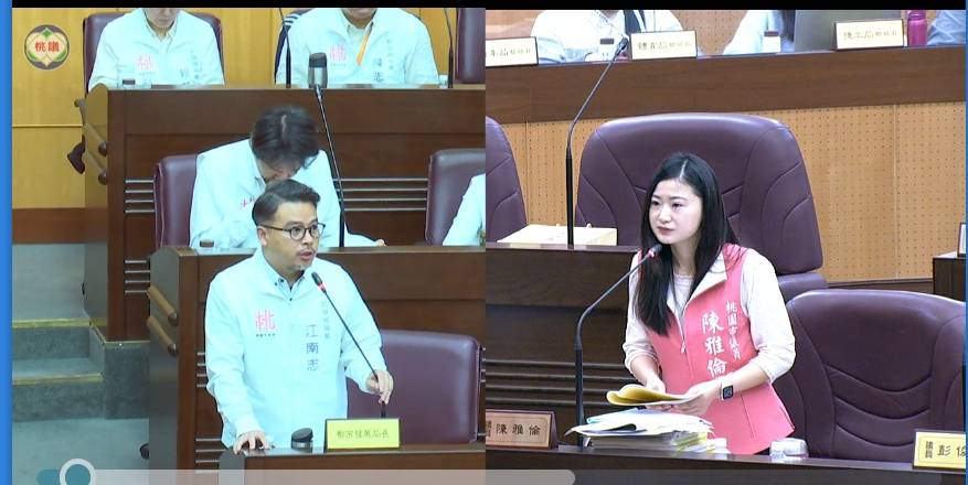 陳雅倫議員質詢龜山都市發展局龜山長慶一街可望今年發包動工 文高三學校用地不縮減