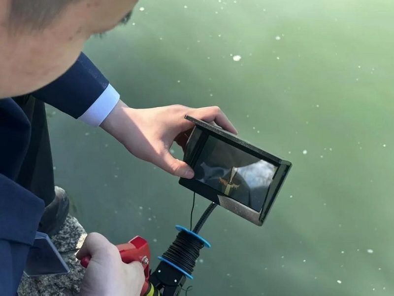 手機掉水不再愁!頤和園新設備3分鐘精準定位打撈 手機掉水不再愁!頤和園新設備3分鐘精準定位打撈