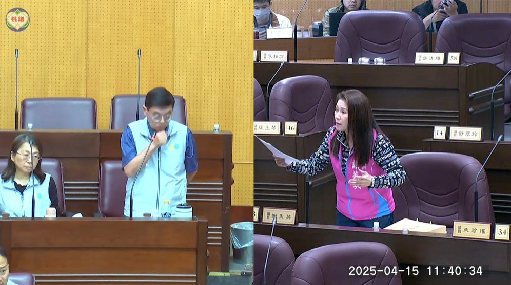 市議員謝美英質疑 經發局去年八月完成「桃園市中壢過嶺用地消費者意見調查」要求經發局會外加速進度