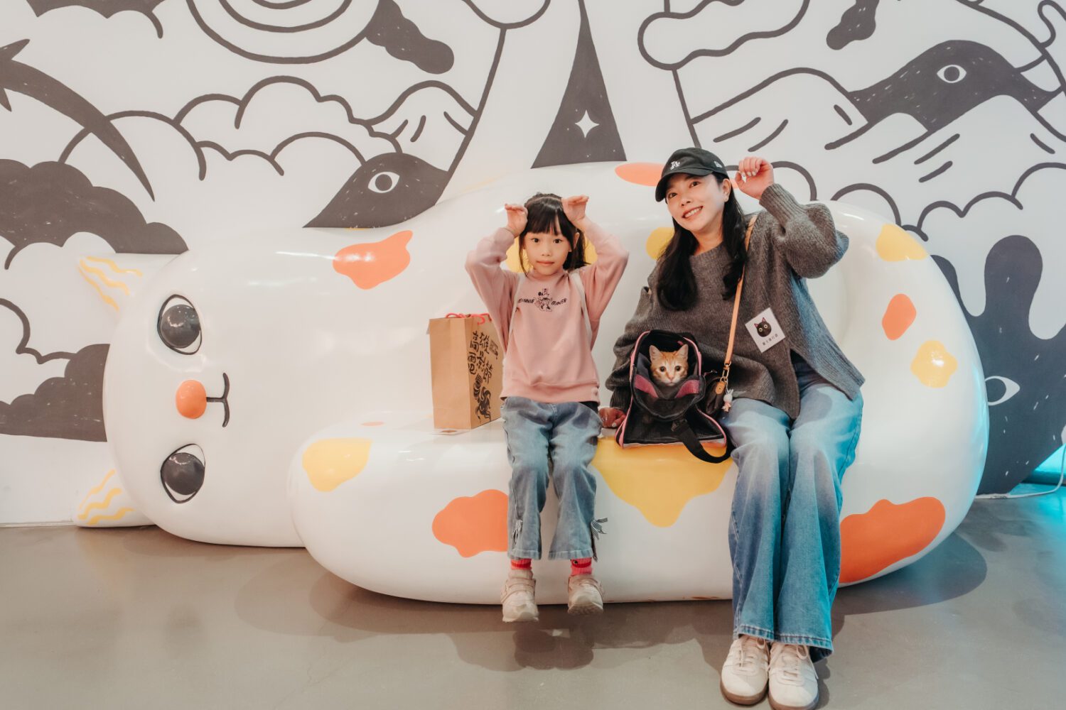 內惟藝術中心《喵的奇幻漂流》貓主限定場 18隻貓主一起入館看展看電影