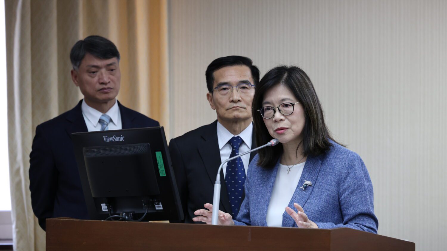 中國滲透行動加劇 管碧玲主委：全民團結對前線支持是無形國防力量