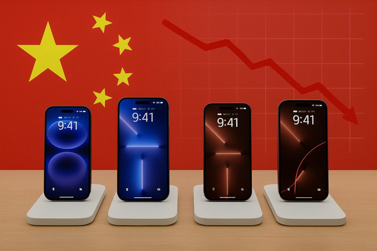 蘋果在中國銷售連七季下滑 Q1出貨年減9%、市占跌破14%