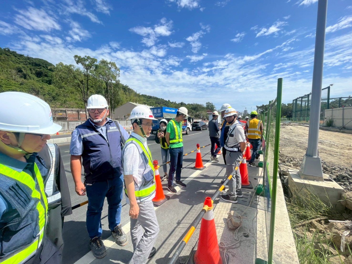 林欽榮視察翠華路拓寬工程 要求加速改善楠梓產業園區周邊聯外交通