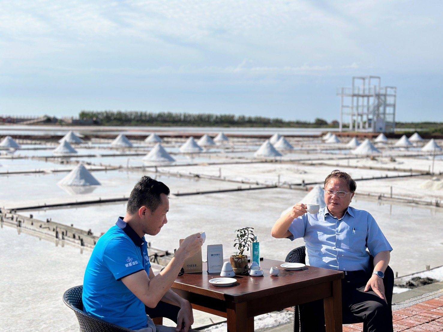 雲管處攜手品皇咖啡  北門「咖金成功」海鹽特調飄香雲嘉南濱海⁠
