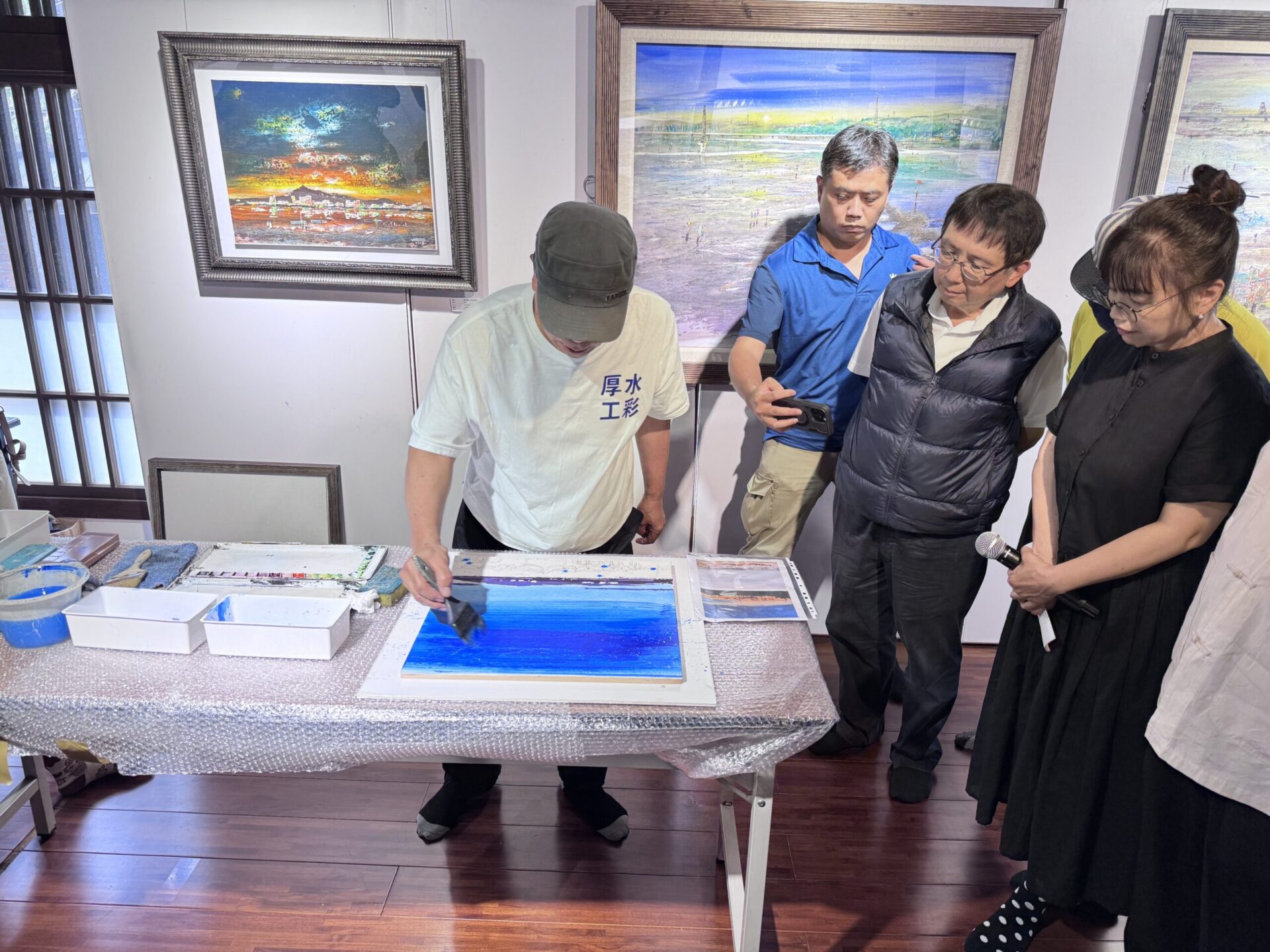 黃運祥厚工水彩獨特創作在蕭如松藝術園區展出 黃運祥厚工水彩獨特創作在蕭如松藝術園區展出