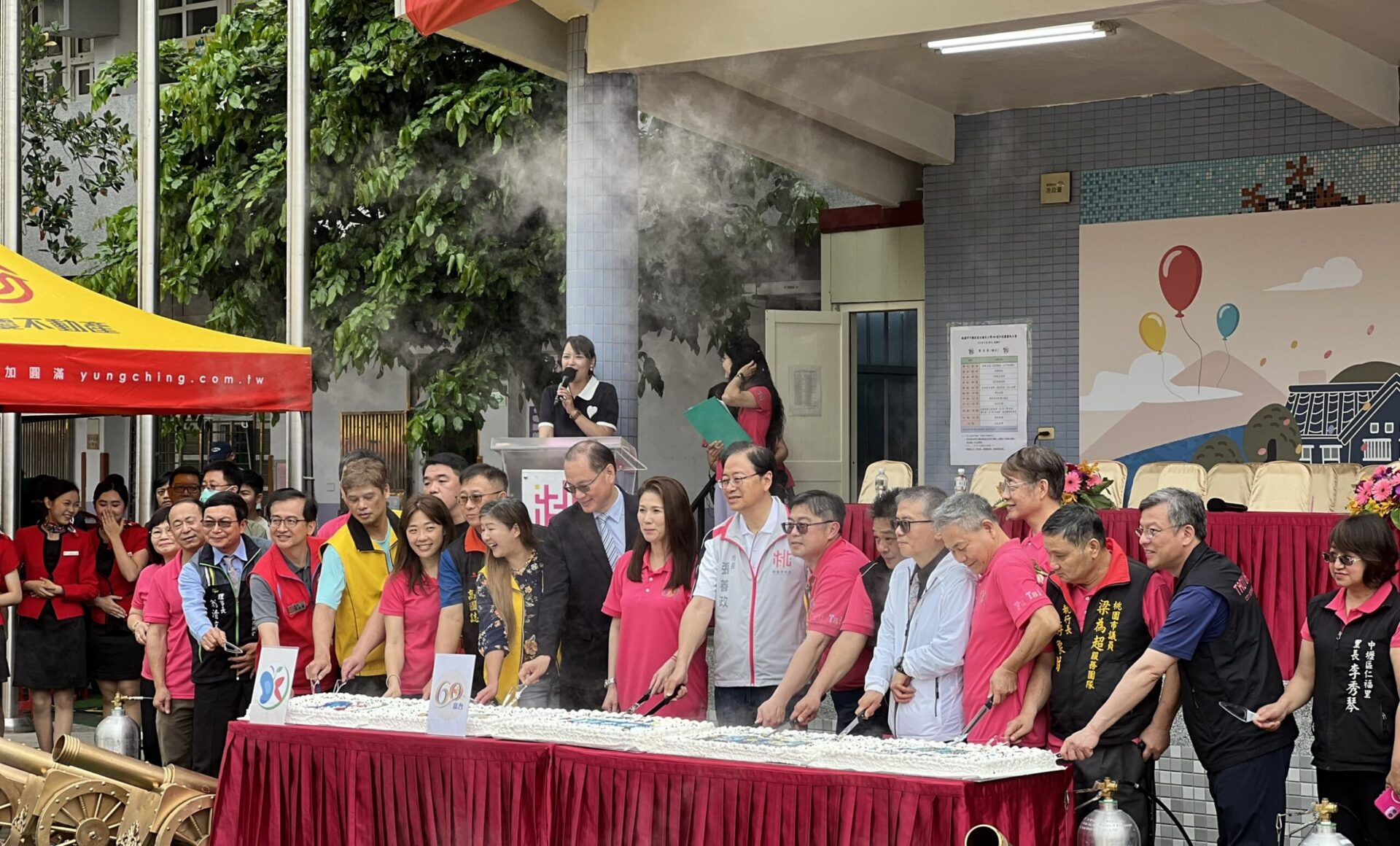 富台國小60周年校慶登場 戰鼓隊、啦啦隊接力炒熱氣氛 富台國小60周年校慶登場 戰鼓隊、啦啦隊接力炒熱氣氛