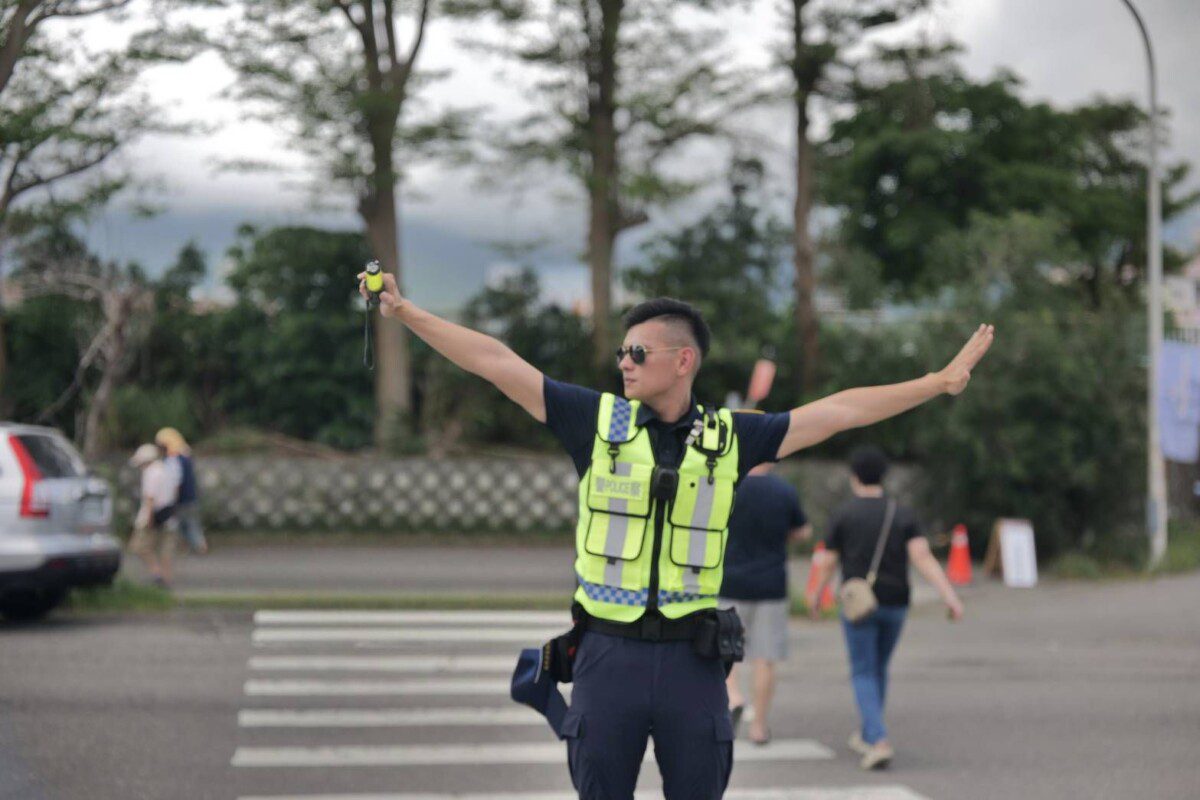 「郭富城警官」現身臺東慢食節   交通宣導獲民眾熱烈迴響 「郭富城警官」現身臺東慢食節   交通宣導獲民眾熱烈迴響
