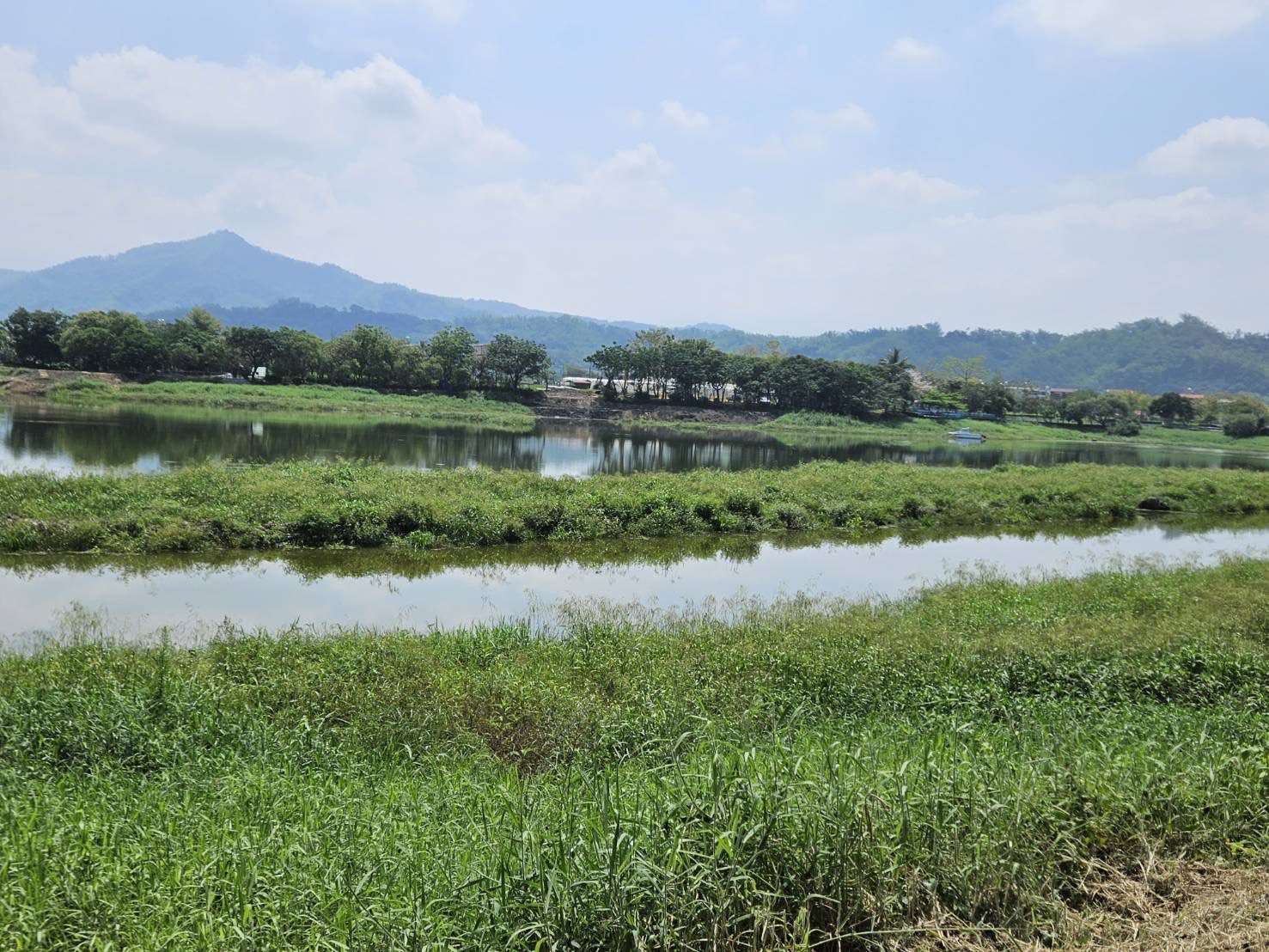 美濃湖清淤導致「湖中有湖」? 邱議瑩:已要求高市水利局儘速完工恢復原貌 美濃湖清淤導致「湖中有湖」? 邱議瑩:已要求高市水利局儘速完工恢復原貌