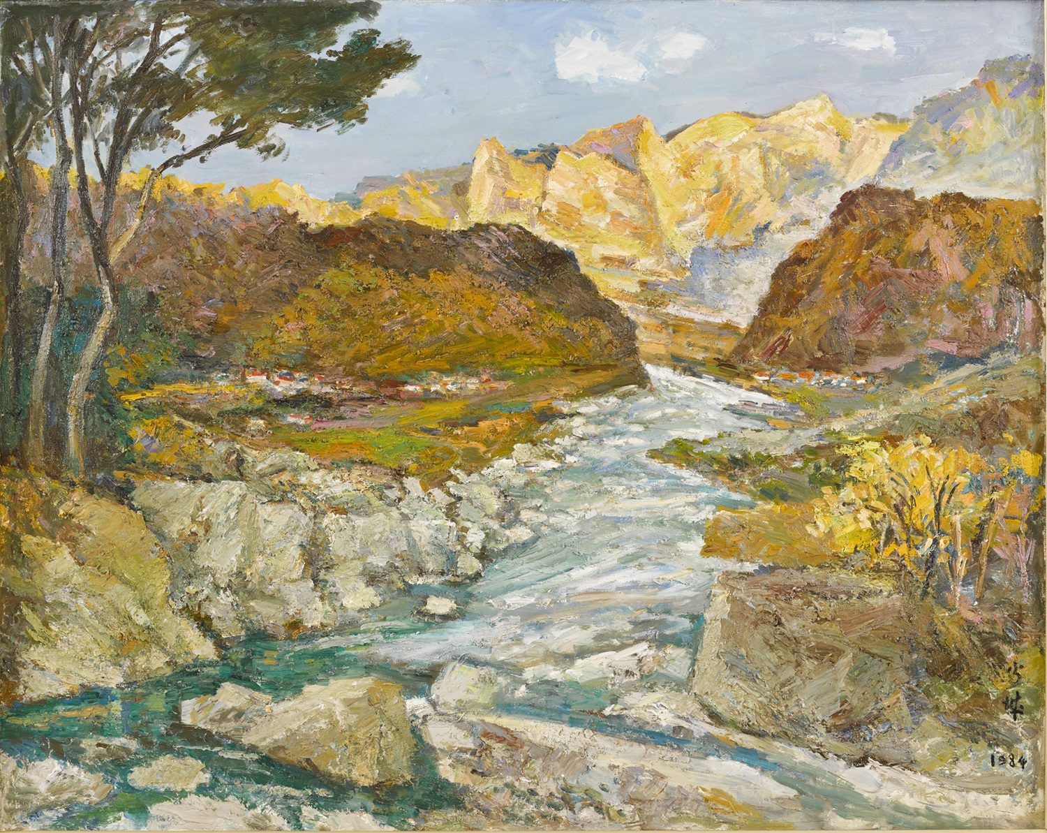 中美館重點藏品搶先看! 葉火城〈火炎山下〉將於開館展亮相 中美館重點藏品搶先看! 葉火城〈火炎山下〉將於開館展亮相