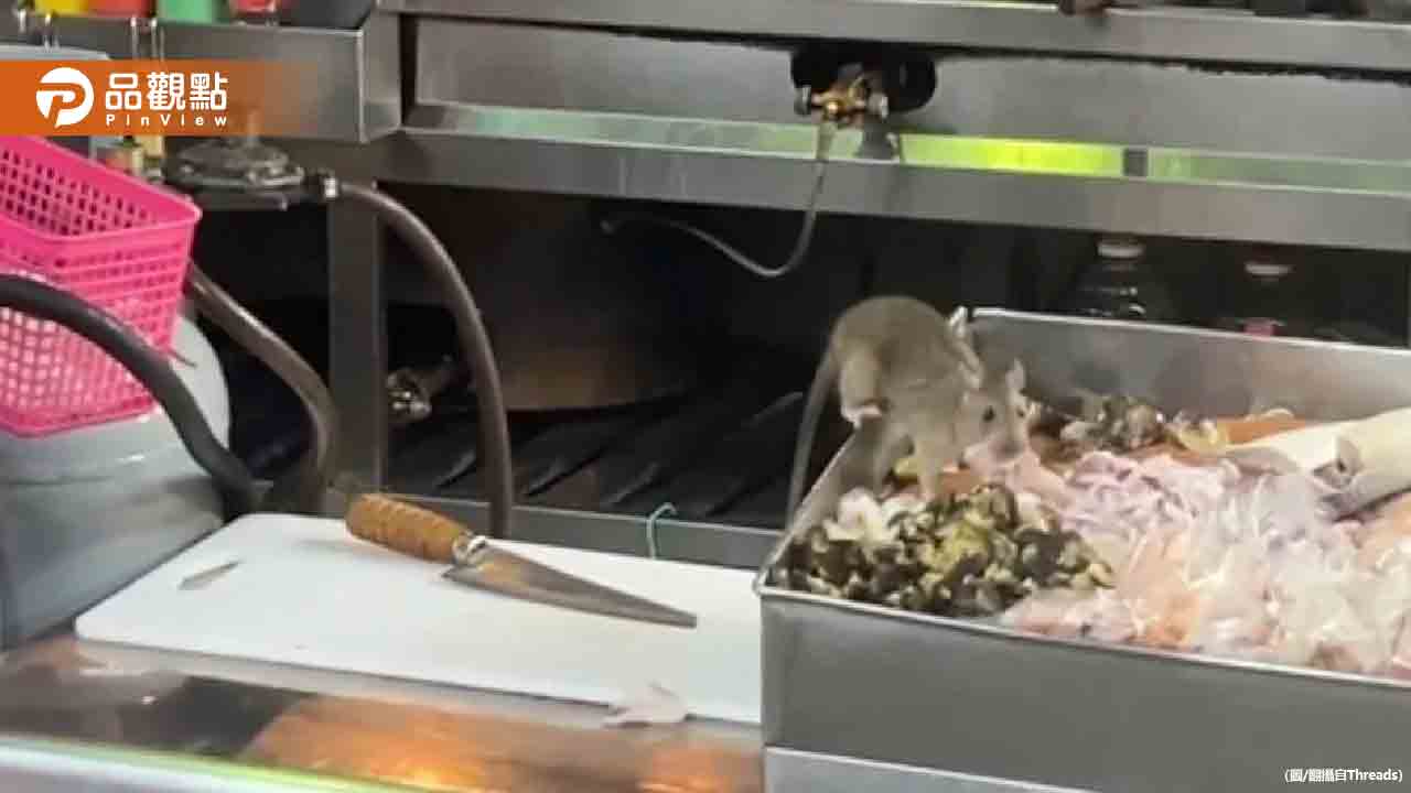 高雄夜市驚見「料理鼠王」 老鼠偷吃透抽超噁畫面曝