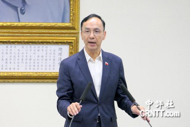 朱立倫：倒閣自傷卻沒傷賴清德　藍委不贊成　絕不能讓獨裁者消滅台灣民主