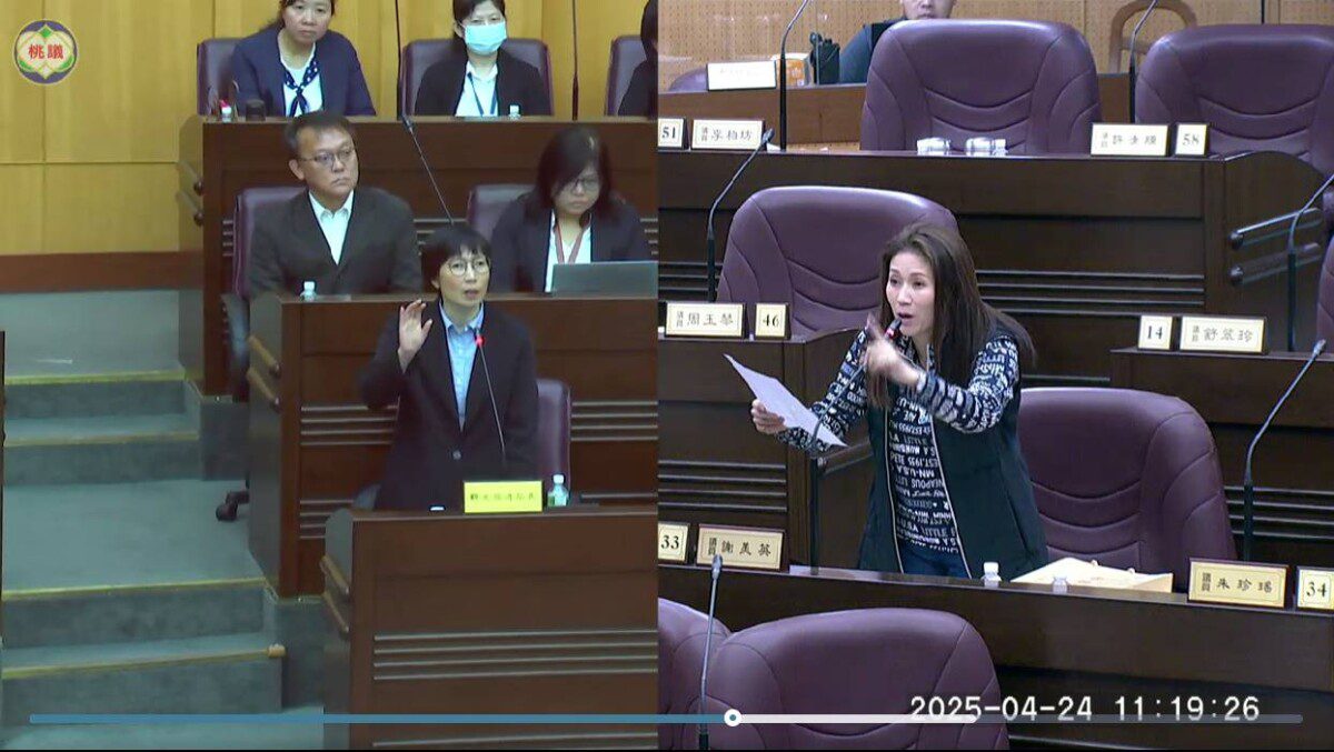 市議員謝美英今天針對桃園國旅消費提出質詢 市議員謝美英今天針對桃園國旅消費提出質詢