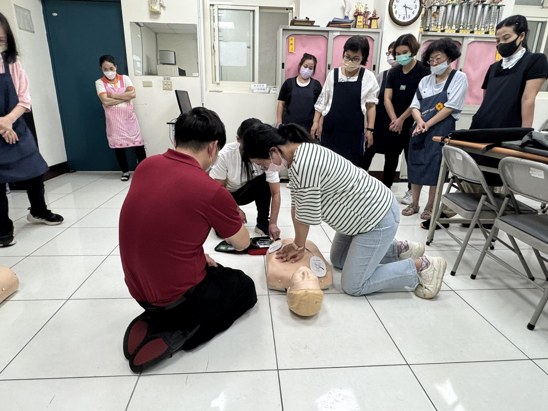 青埔消防分隊辦理急救宣導活動 提升照服員應變能力