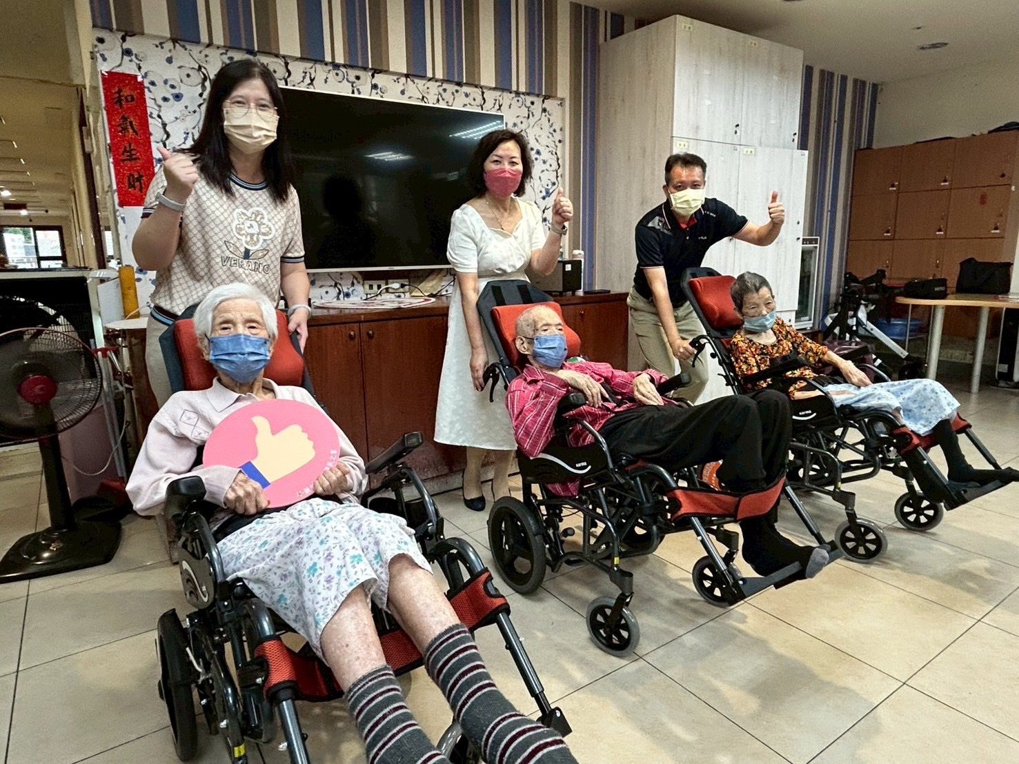 化小愛為大愛　榮民邱玉發家屬捐贈輪椅、善款回饋新竹榮家