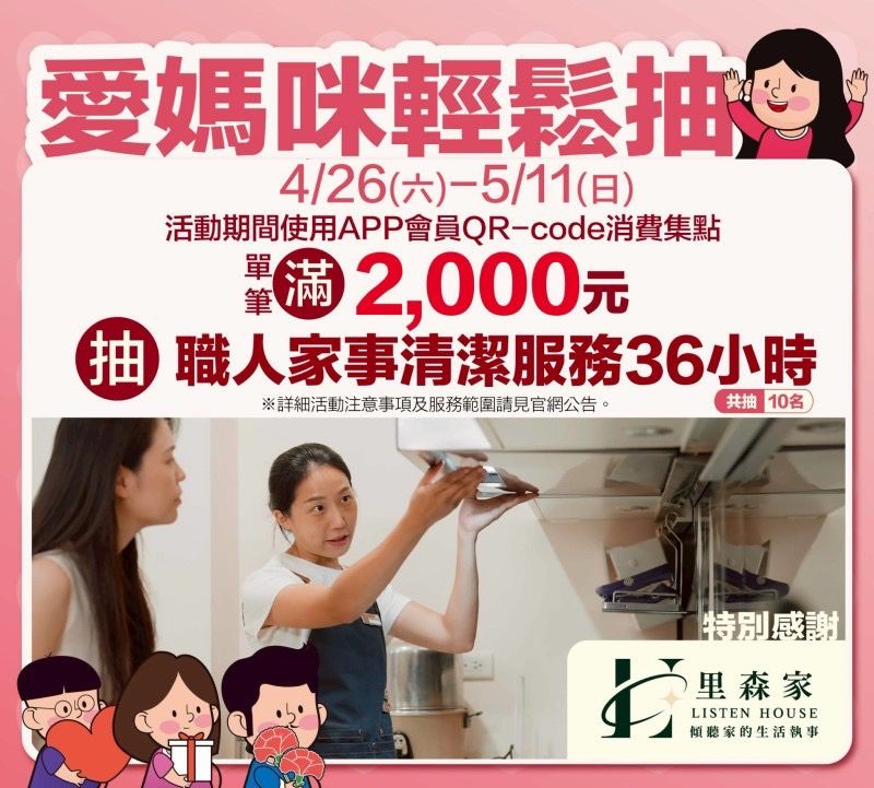 新竹SOGO母親節最高回饋17.3%　4/26起全面放送