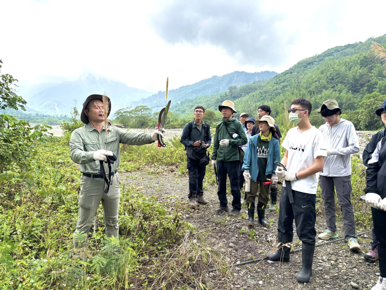 守護楠梓仙溪國家級重要濕地 高市農業局邀民眾動手移除外來入侵植物