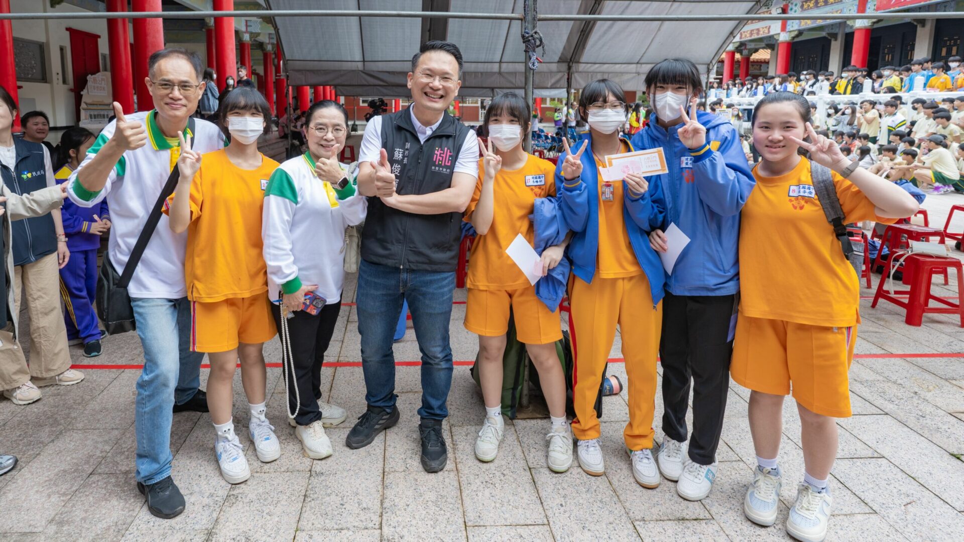 國中會考倒數！蘇俊賓前進桃園孔廟祈福 勉勵考生保持最佳學習狀態