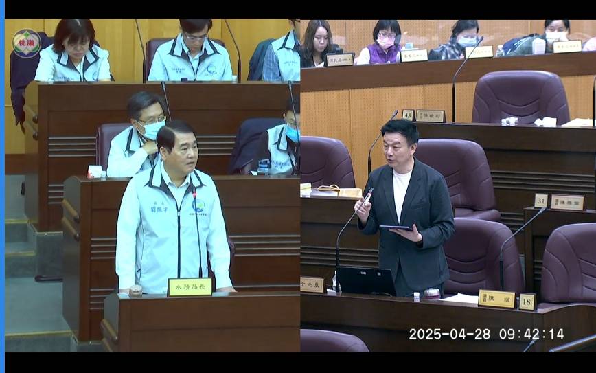 于北辰議員質詢水務局對於水災害防救演習於蘆竹區山鼻之舞公園「公一滯洪池」給予肯定! 于北辰議員質詢水務局對於水災害防救演習於蘆竹區山鼻之舞公園「公一滯洪池」給予肯定!