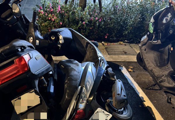 中壢一女子與男友吵架 心情不好把氣出在機車 中壢一女子與男友吵架 心情不好把氣出在機車