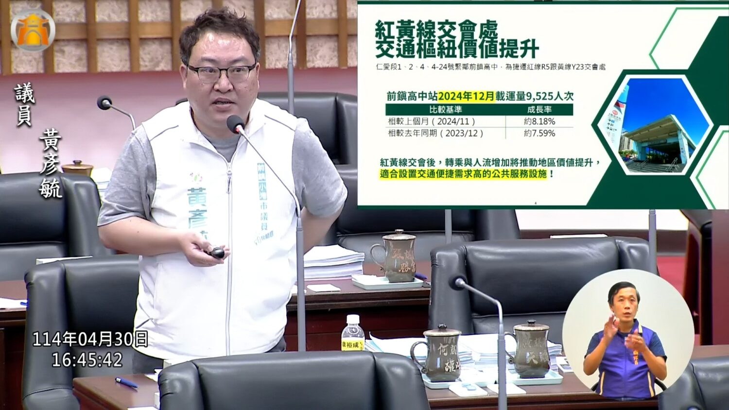 黃彥毓:仁愛段用地占用數十年 安置弱勢是首務 黃彥毓:仁愛段用地占用數十年 安置弱勢是首務