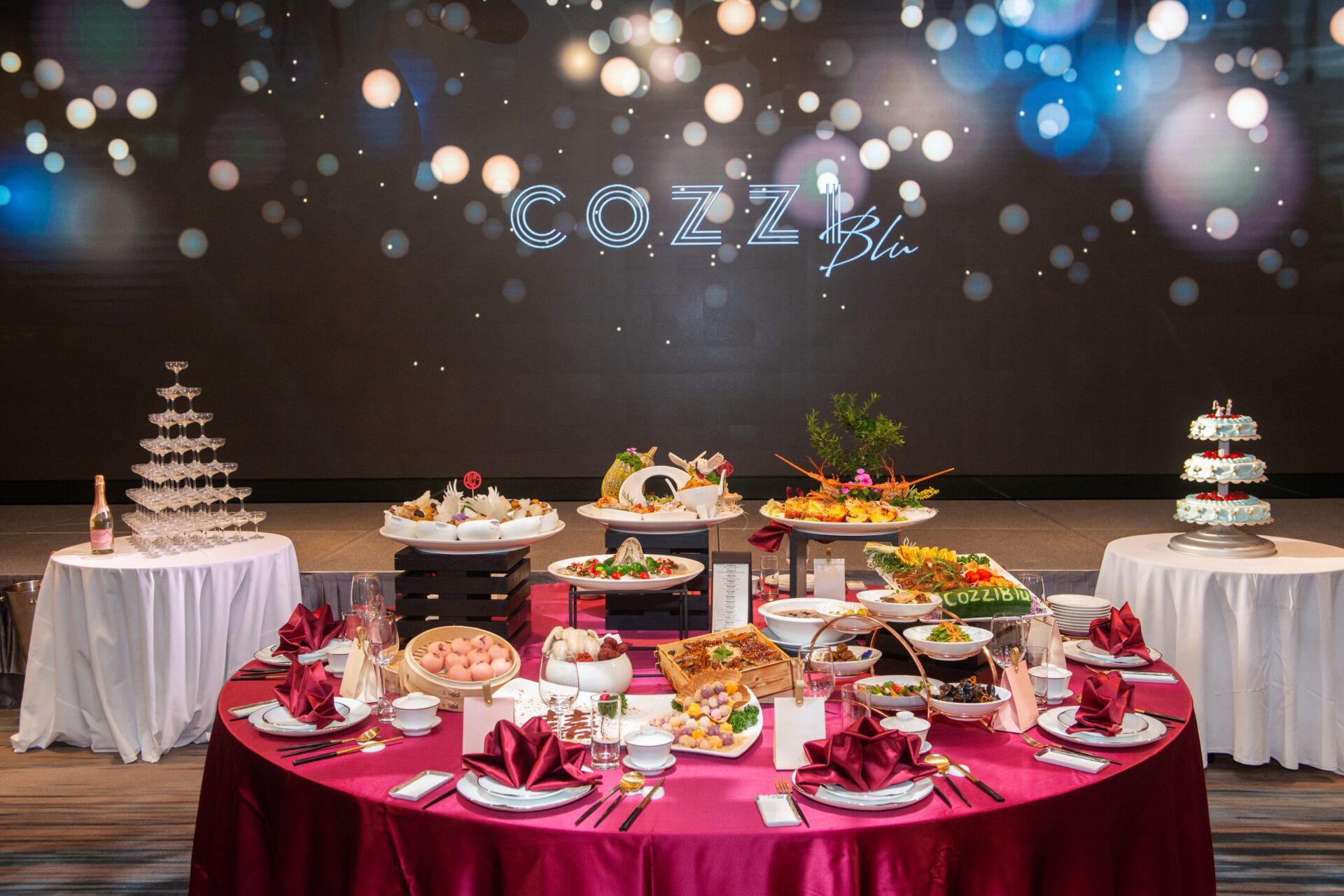 實境婚禮秀！COZZI Blu和逸飯店桃園館海納百川質感婚禮體驗會__ 沉浸式婚禮靈感饗宴 浪漫藍圖不再止於想像