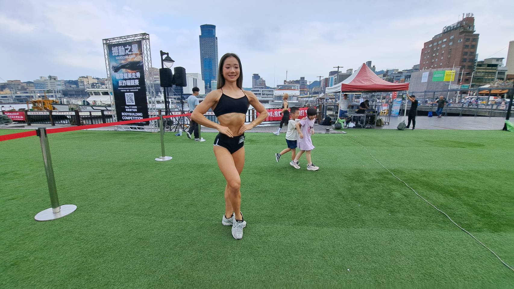 參賽的護理師郭芯瑜。