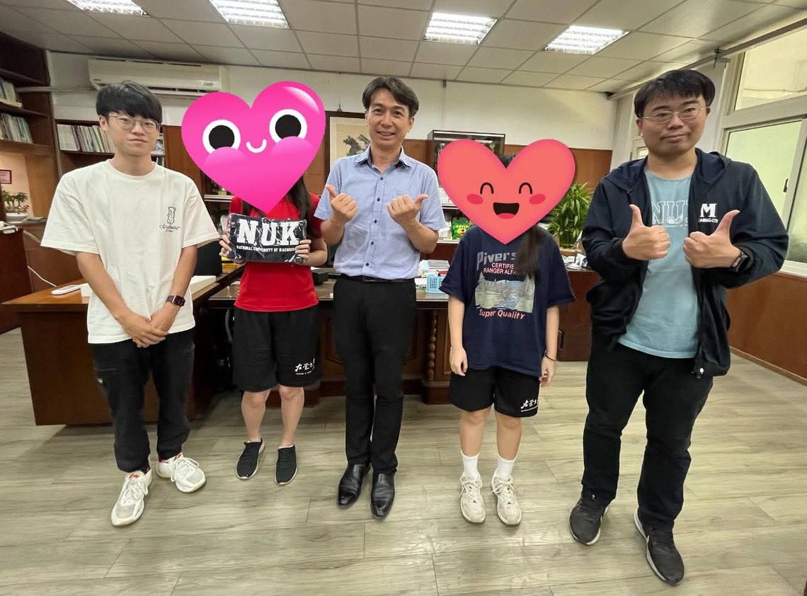 漾新聞｜左中傳奇校友林立軒三度考研、返校贈T恤 牽起校友在校生與母校的情誼