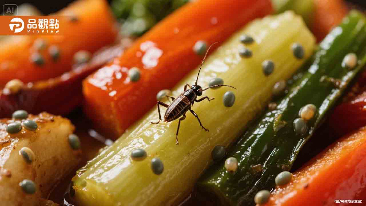 高雄某5星飯店早餐青菜有密密麻麻蟲卵!座位下蟑螂亂竄 高雄某5星飯店早餐青菜有密密麻麻蟲卵!座位下蟑螂亂竄