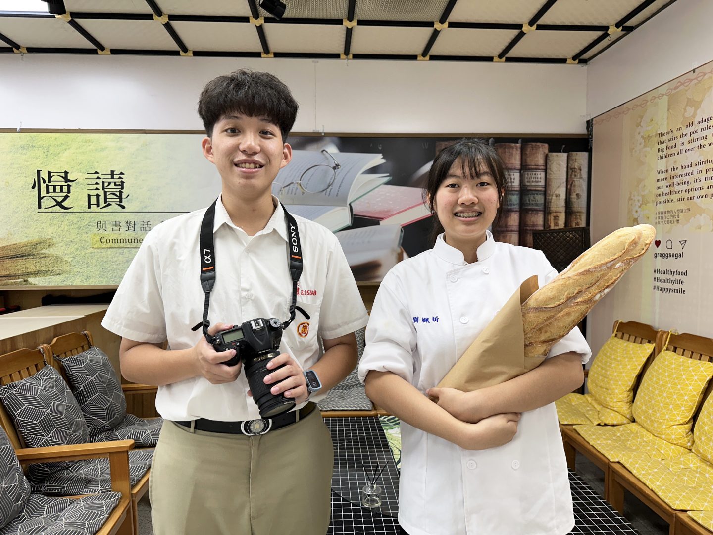 中山工商二位男女學生成功追夢 入選青年百億海外圓夢基金計畫