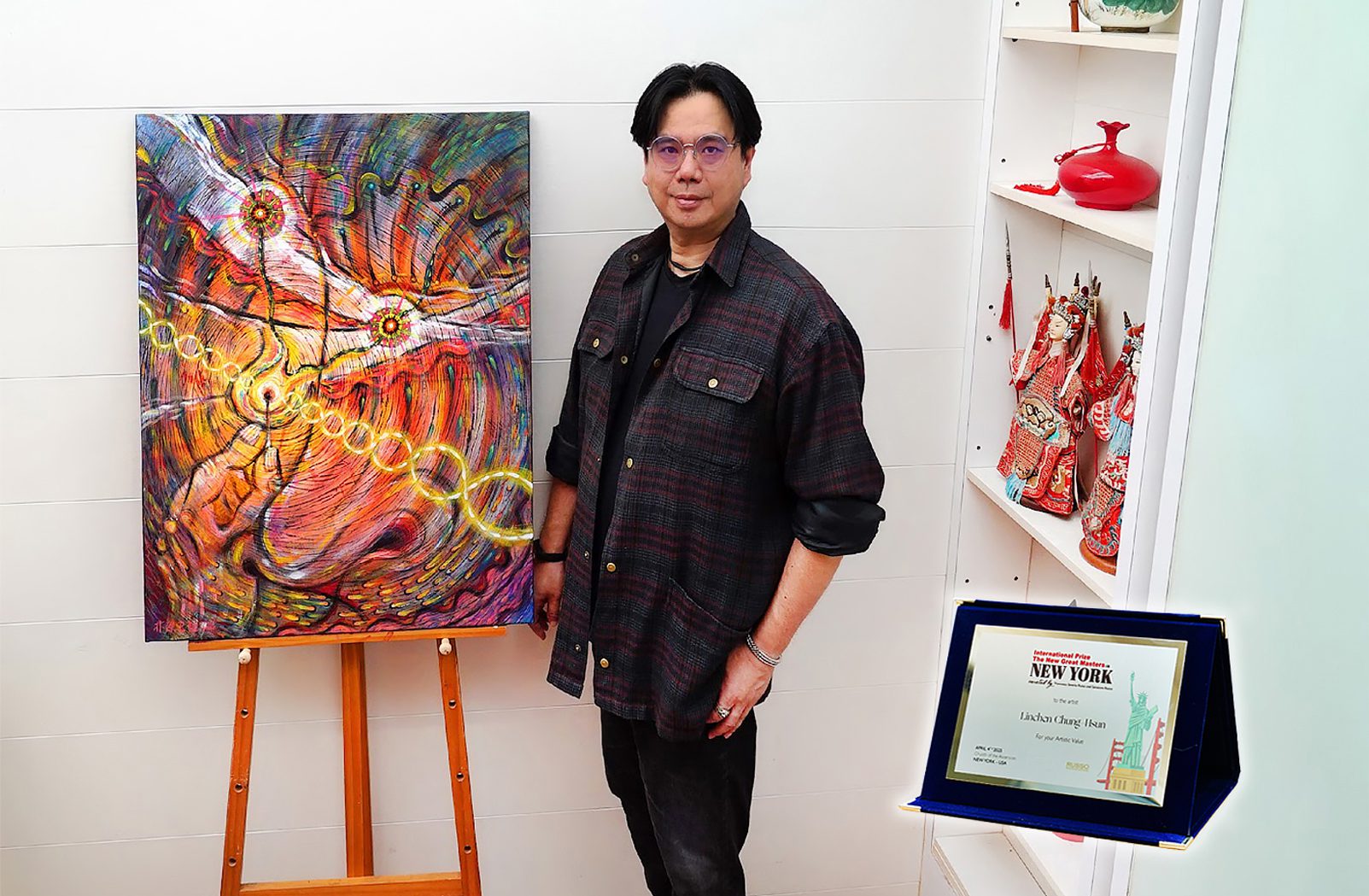藝術裡的觀心微光 林陳忠勳（LINCHEN, CHUNG-HSUN）獲頒國際雙獎