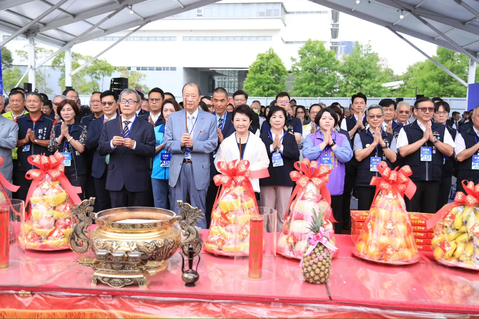 中國醫藥大學美術館動土典禮 盧市長:共築台中成為建築美學文化核心 中國醫藥大學美術館動土典禮 盧市長:共築台中成為建築美學文化核心