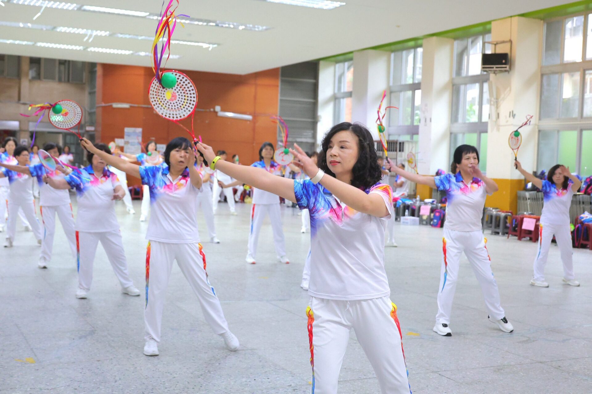 結合力與美!基隆柔力球觀摩賽熱鬧登場 結合力與美!基隆柔力球觀摩賽熱鬧登場