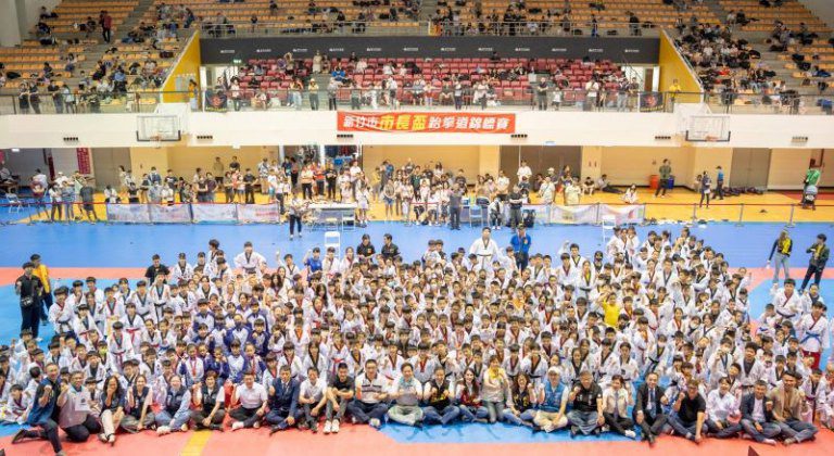 竹市長盃跆拳道錦標賽盛大開賽 600名選手競技展實力 竹市長盃跆拳道錦標賽盛大開賽 600名選手競技展實力
