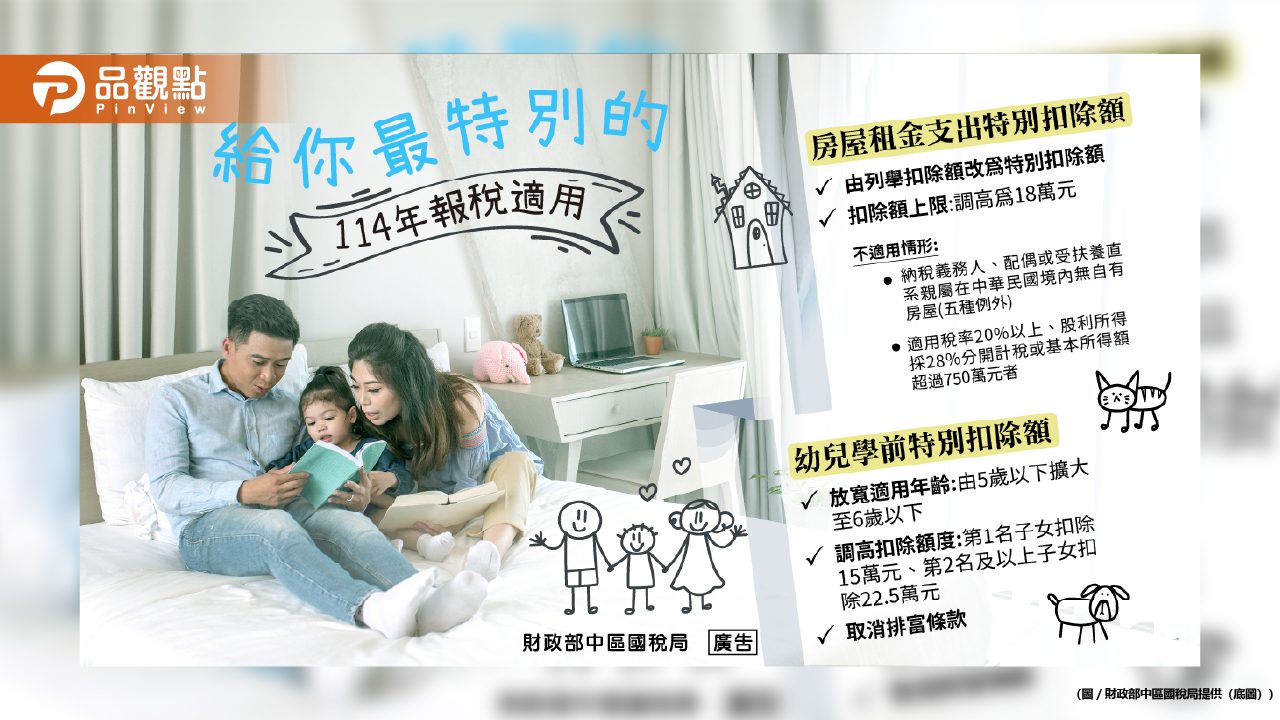 新制上路!家有6歲以下兒童及租屋族有福了! 新制上路!家有6歲以下兒童及租屋族有福了!