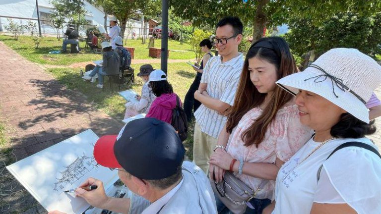 藝術家共創打造文化地圖 玄大「新埔寫生日」串聯產官學藝成功登場 藝術家共創打造文化地圖 玄大「新埔寫生日」串聯產官學藝成功登場