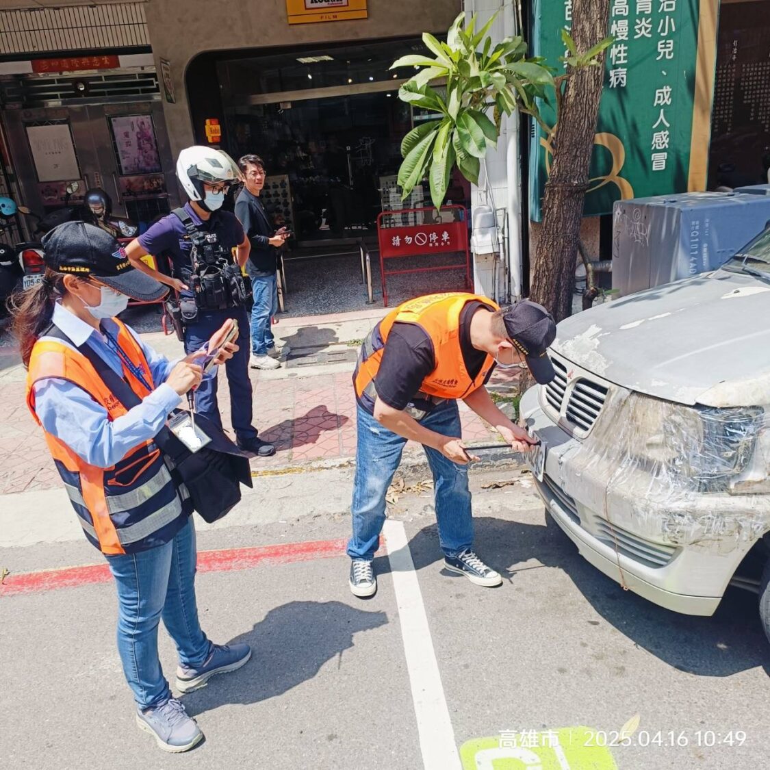 高市所4月份共查獲超過百面註銷牌照! 高市所4月份共查獲超過百面註銷牌照!
