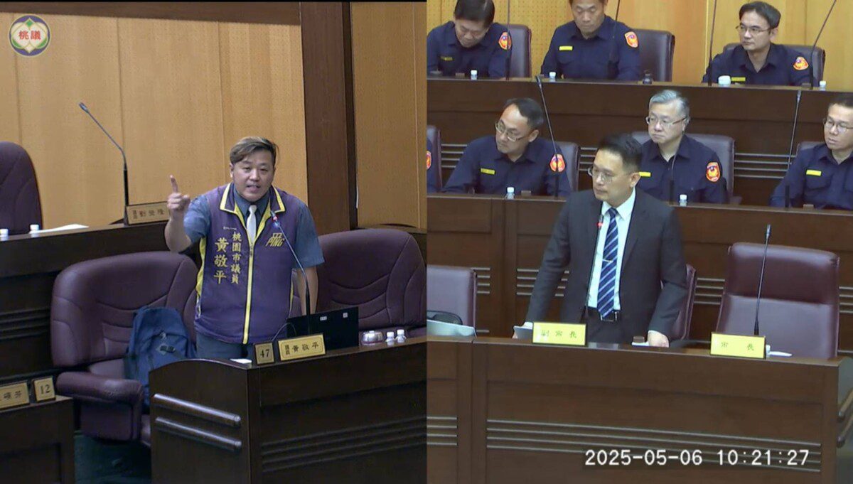 桃園市議員質詢中壢健身房暴力案 籲勿政治操作應支持警員依法辦案 桃園市議員質詢中壢健身房暴力案 籲勿政治操作應支持警員依法辦案