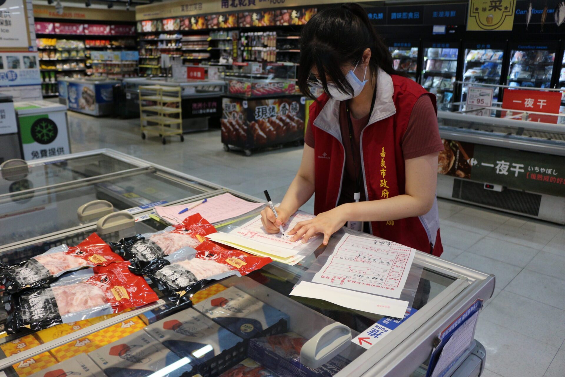 萊豬頻叩關 嘉義市加強抽驗及原產地標示稽查 守護市民健康 萊豬頻叩關 嘉義市加強抽驗及原產地標示稽查 守護市民健康