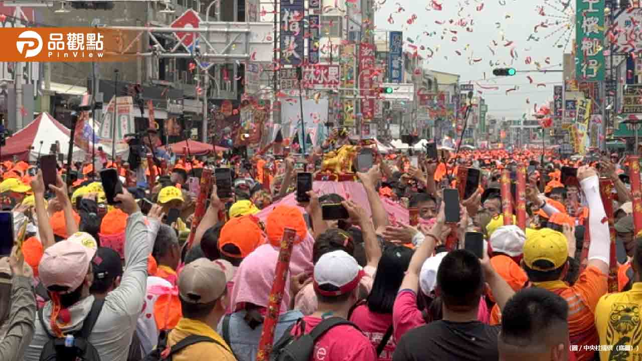 真的愛台灣！白沙屯媽祖足跡「畫出一個大愛心」