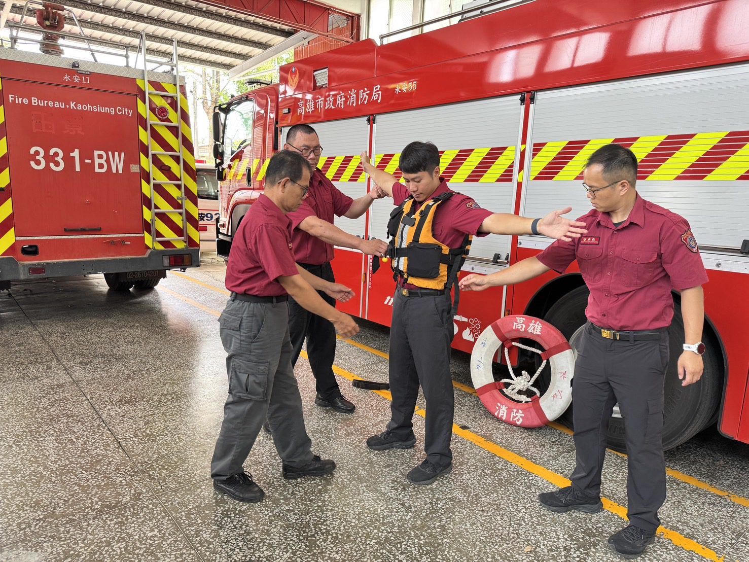 強化救災整備 消防永安分隊呼籲市民提前防範汛期災害 強化救災整備 消防永安分隊呼籲市民提前防範汛期災害