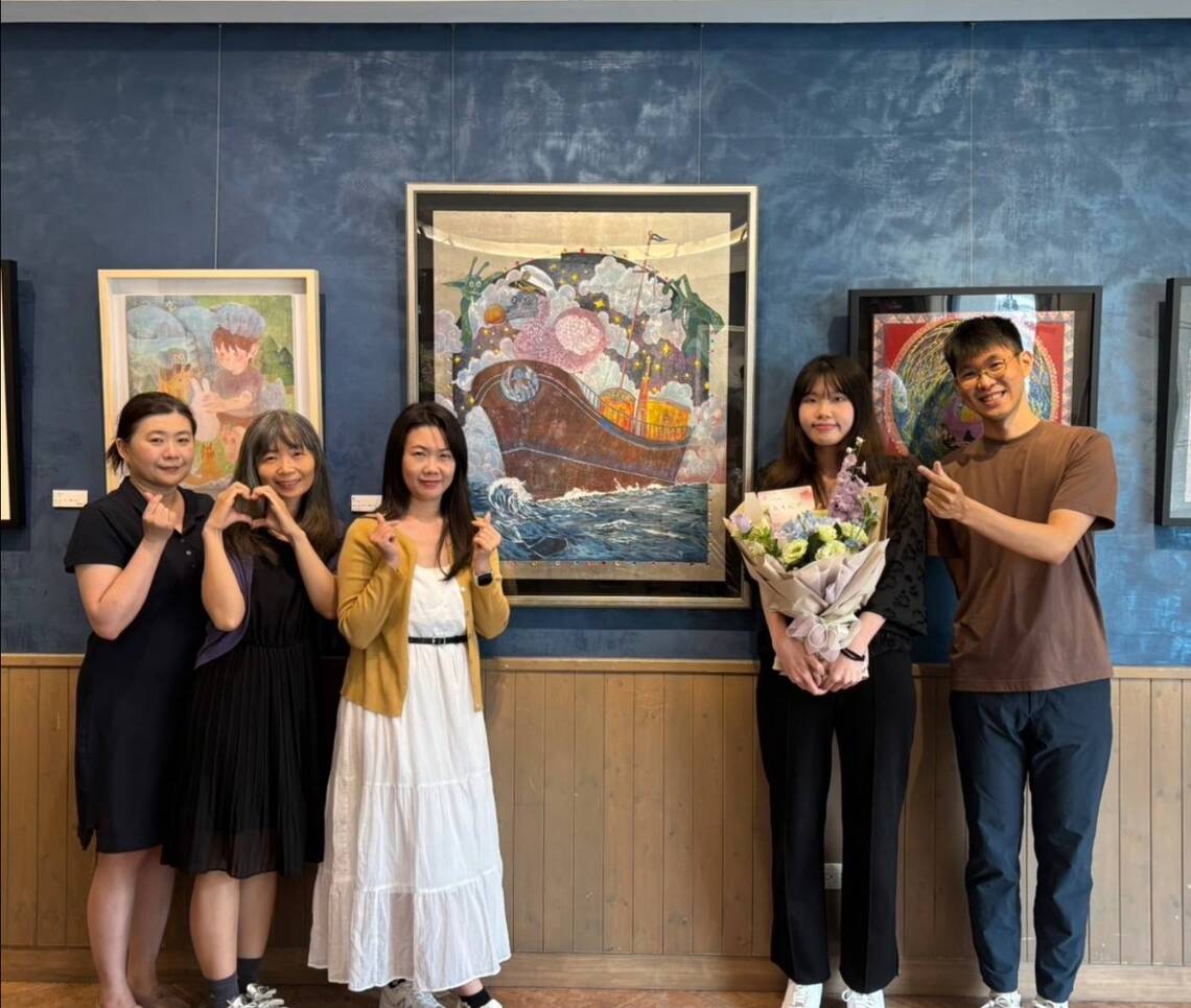 漾新聞|膠彩畫出青春迷航 四女藝術家幻境中自白 漾新聞|膠彩畫出青春迷航 四女藝術家幻境中自白