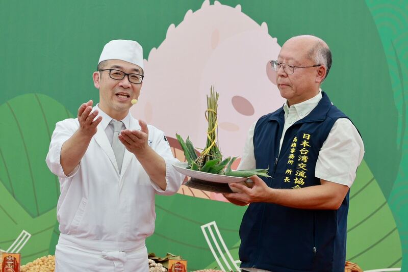 三鳳中街百人包粽  首度結合日本粽文化