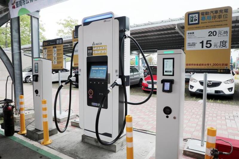 南市推動「區區有快充站」首批充電站啟用