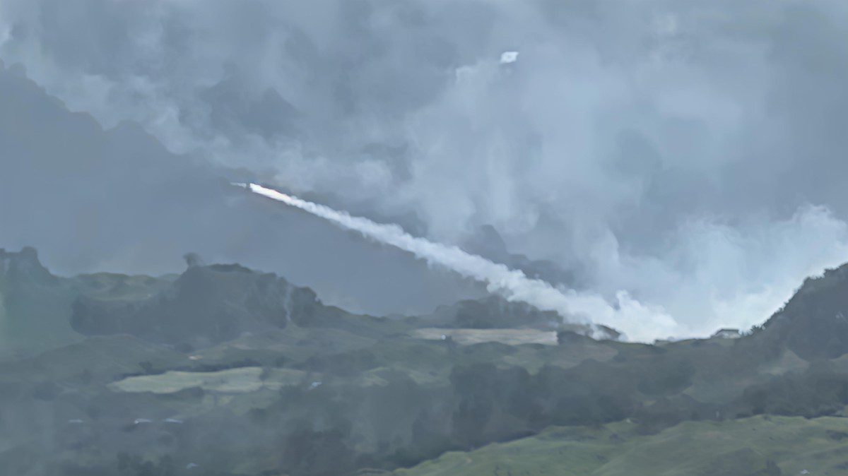 影／海馬士火箭系統首度在九鵬基地實彈射擊