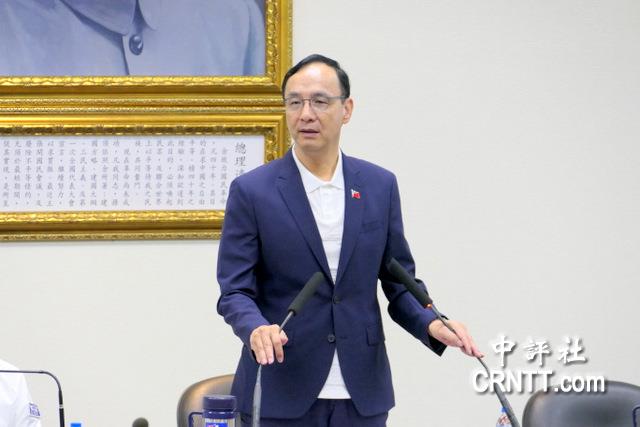 朱立倫：藍願扮黑臉　不讓賴清德跪舔敗光台灣命脈