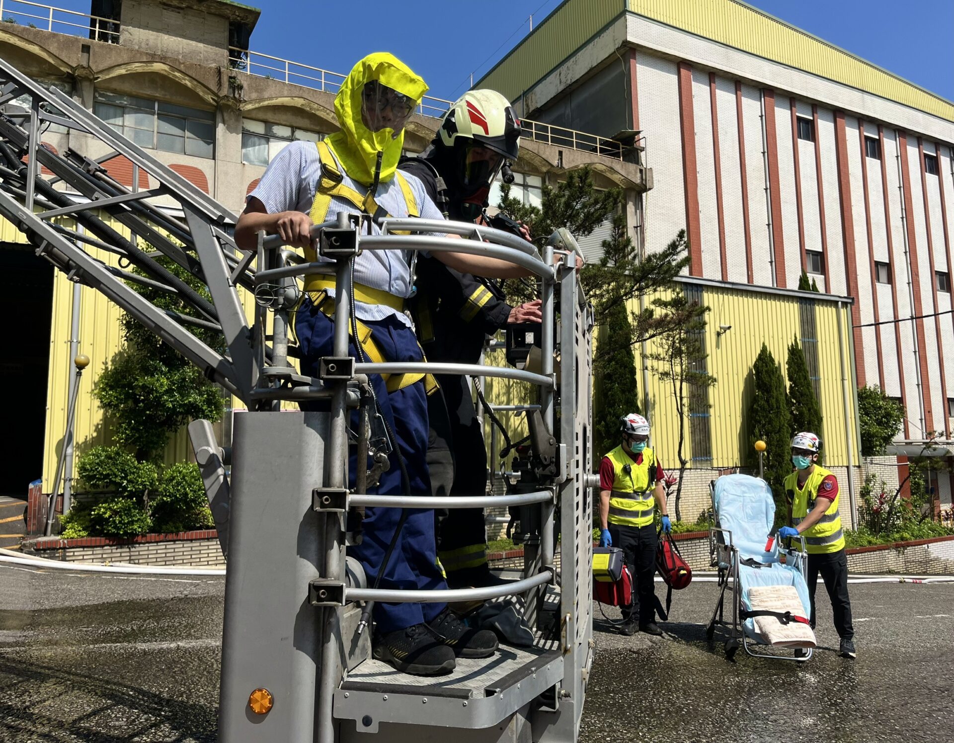 火災搶救導入科技 桃消迴龍分隊助企業提升自衛消防意識 火災搶救導入科技 桃消迴龍分隊助企業提升自衛消防意識