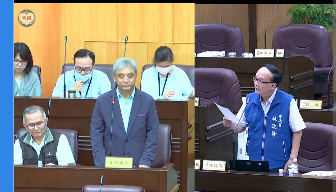 議員林政賢質詢市府財政短絀與中央撥款延宕問題 呼籲提出具體改善方案 議員林政賢質詢市府財政短絀與中央撥款延宕問題 呼籲提出具體改善方案